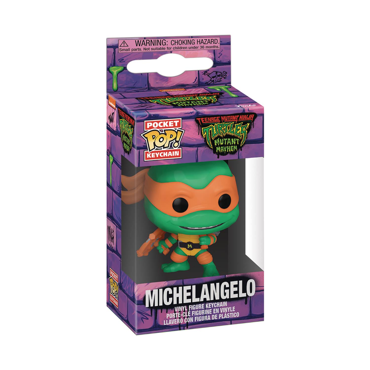 Funko Pop! Keychain: Teenage Mutant Ninja Turtles: Mutant Mayhem - Michelangelo - King Gaming 