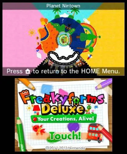 Freakyforms Deluxe Your Creations Alive 3DS - Used King Gaming