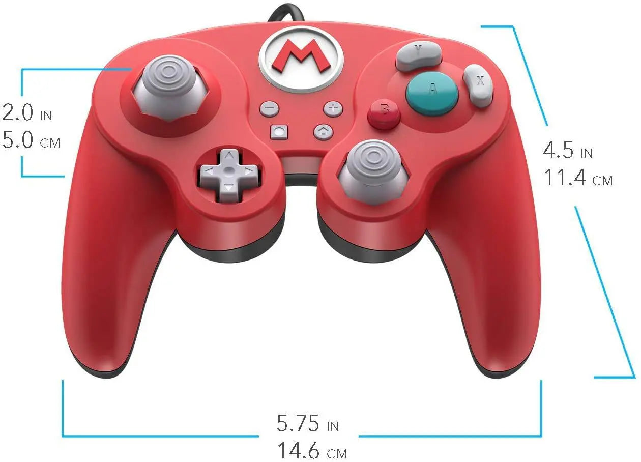 PDP Mario Wired Smash Pad Pro Controller for Switch - Red King Gaming
