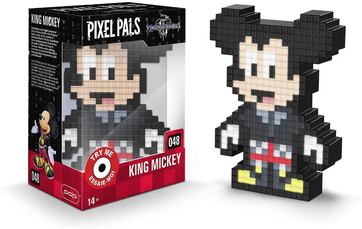 Pixel Pals Kingdom Hearts Mickey Collectible Lighted Figure King Gaming