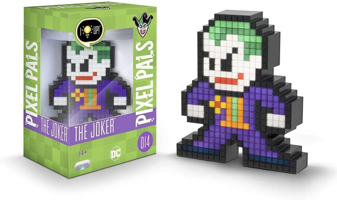 Pixel Pals DC Comics The Joker Collectible Lighted Figure, 878-029-NA-JOKER - King Gaming 