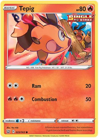 Tepig - 23/163 - Common - King Gaming 