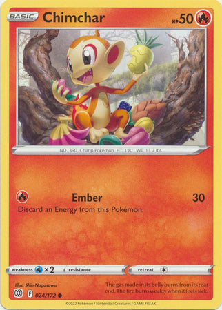 Chimchar - 24/172 - Common - King Gaming 