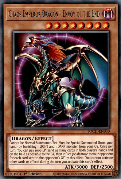Chaos Emperor Dragon - Envoy of The End - Rare - Yu-Gi-Oh - King Gaming 