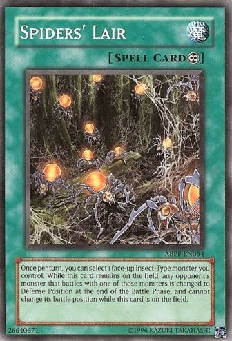 Spiders' Lair - Common - Yu-Gi-Oh King Gaming