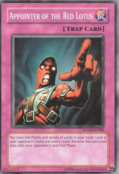 Appointer Of The Red Lotus - Common - Yu-Gi-Oh King Gaming