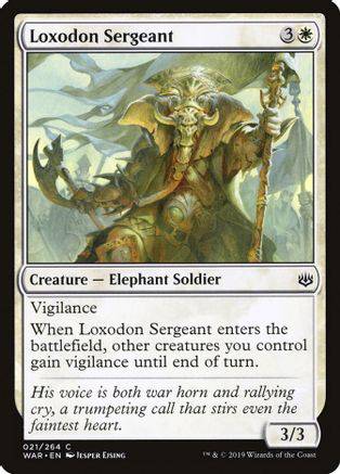 Loxodon Sergeant - C #21 King Gaming
