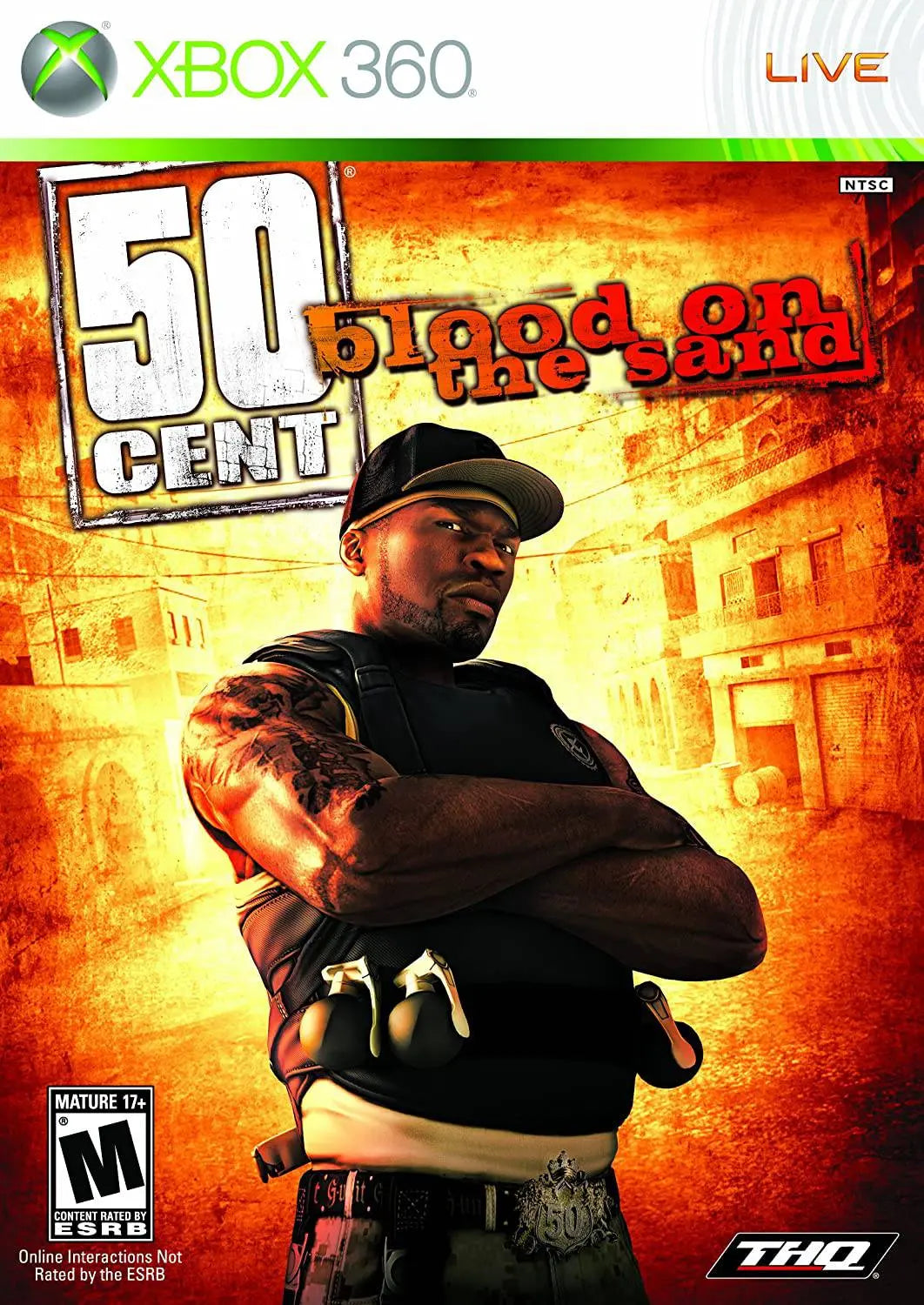 50 cent Blood on the Sand - Xbox 360 - USED COPY King Gaming