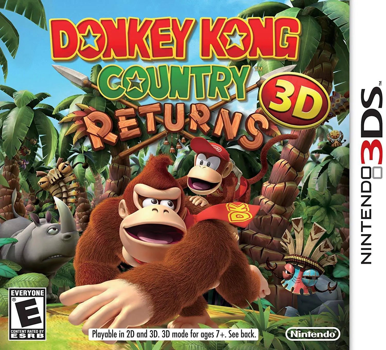 Donkey Kong Country Returns 3D - Nintendo 3DS King Gaming