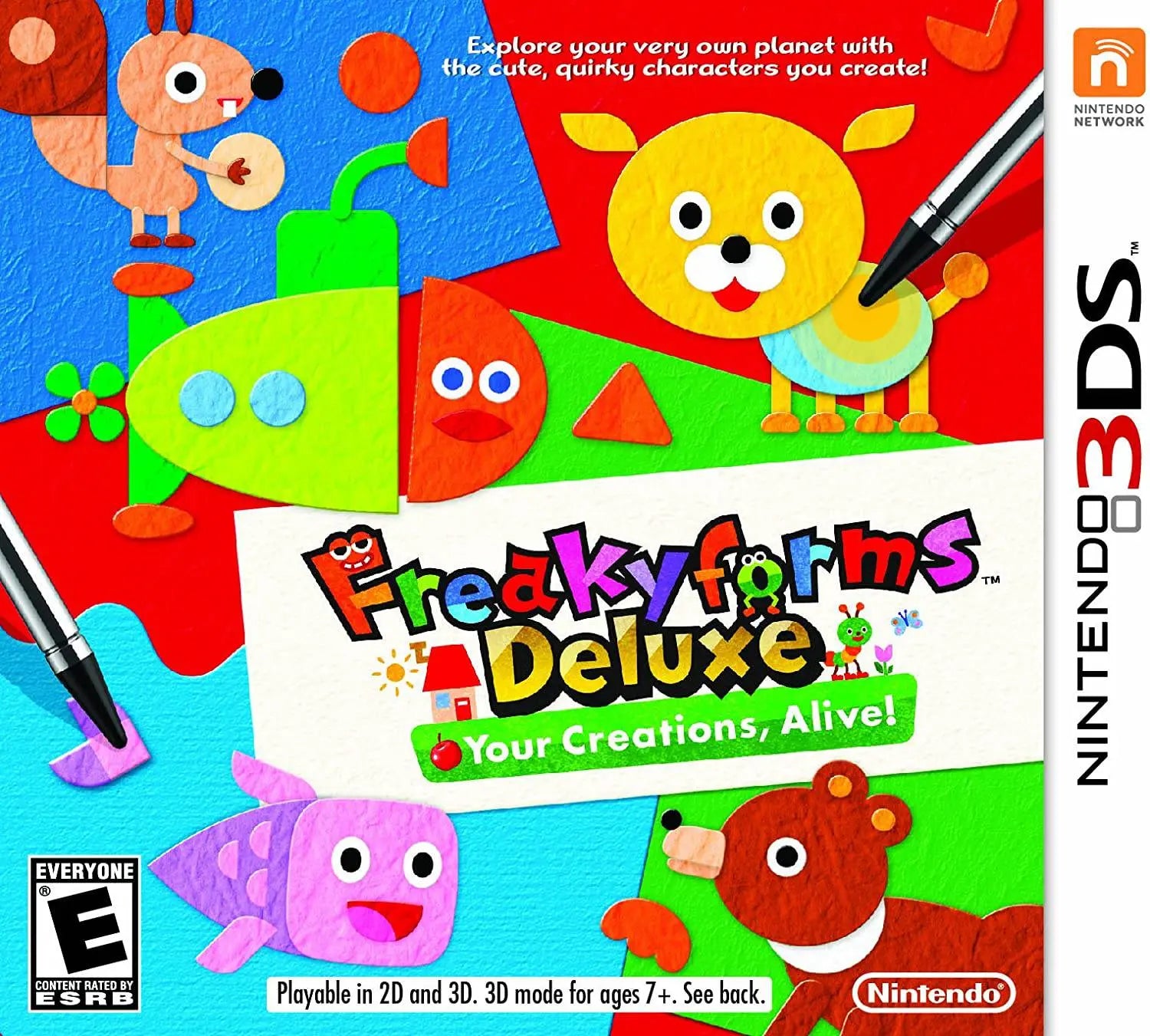 Freakyforms Deluxe Your Creations Alive 3DS - Used King Gaming