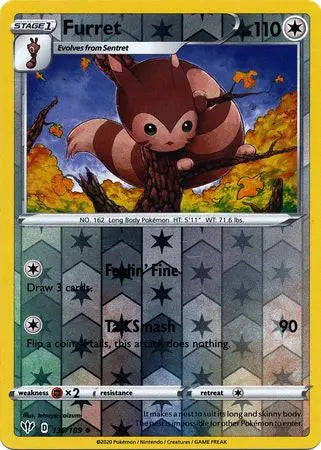 Furret 136/189 - Uncommon - Reverse Holo King Gaming