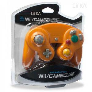 Gamecube/Wii Cirka Orange Spice Controller for Nintendo King Gaming