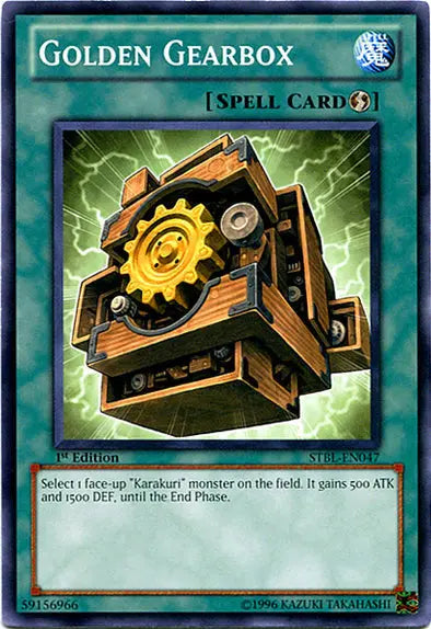 Golden Gearbox - Common - Yu-Gi-Oh King Gaming