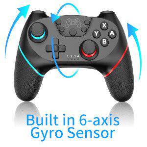 Bluetooth-compatible Pro Gamepad for N-Switch NS-Switch NS Switch Console Wireless Gamepad Video Game USB Joystick Control King Gaming