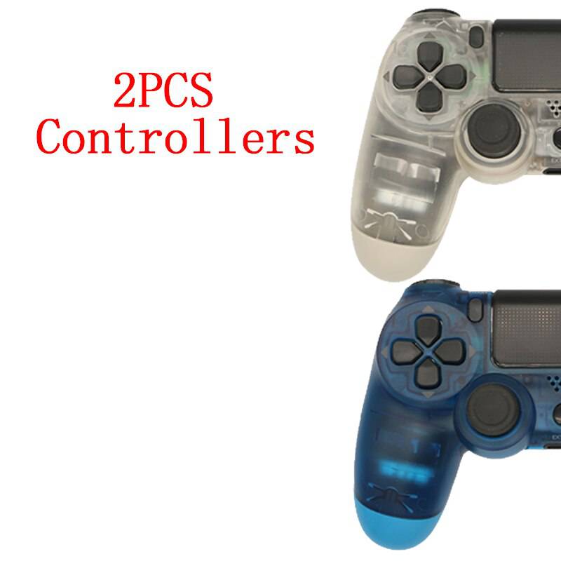 2PCS Joystick PS4 Wireless Game Controller For Sony Controller Bluetooth Vibration Gamepad For PS4 Console King Gaming