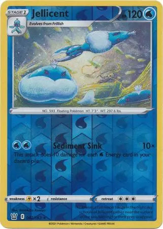 Jellicent 42/163 - Rare - Reverse Holo King Gaming