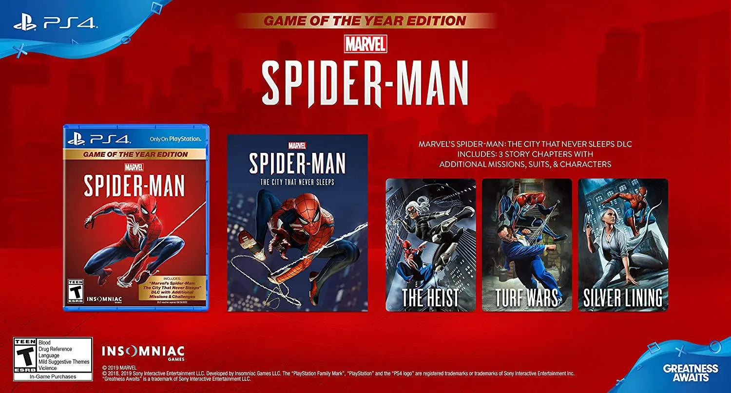Marvel's Spider-Man: Game of the Year Edition - PlayStation 4 King Gaming