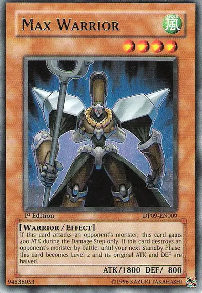 Max Warrior - Rare - Yu-Gi-Oh King Gaming