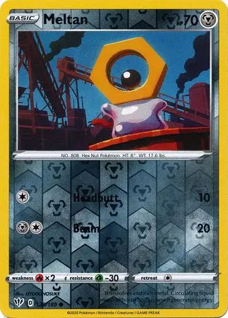 Meltan 129/189 - Common - Reverse Holo King Gaming