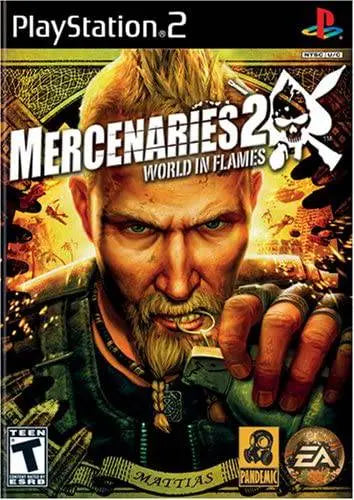 Mercenaries 2: World in Flames - PlayStation 2 - USED COPY - Condition Poor King Gaming