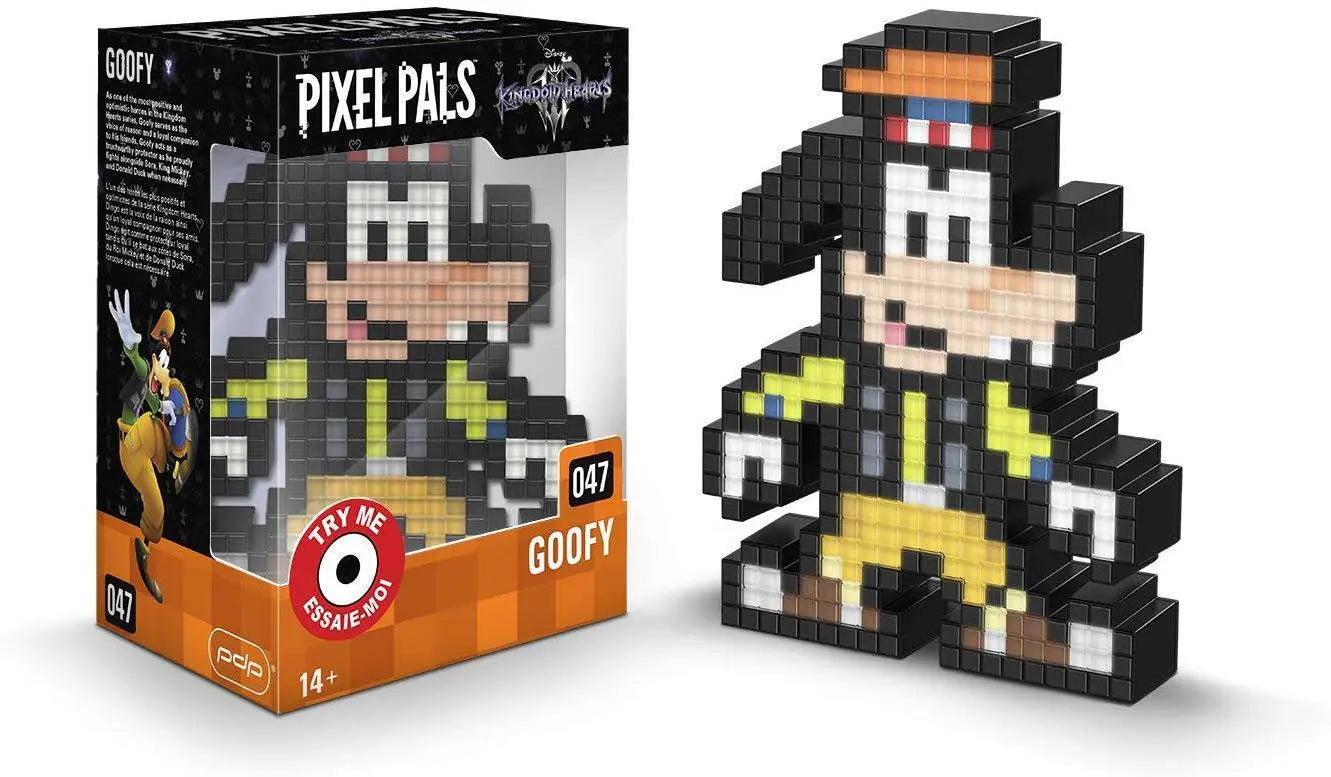 Pixel Pals Kingdom Hearts Goofy Collectible Lighted Figure King Gaming