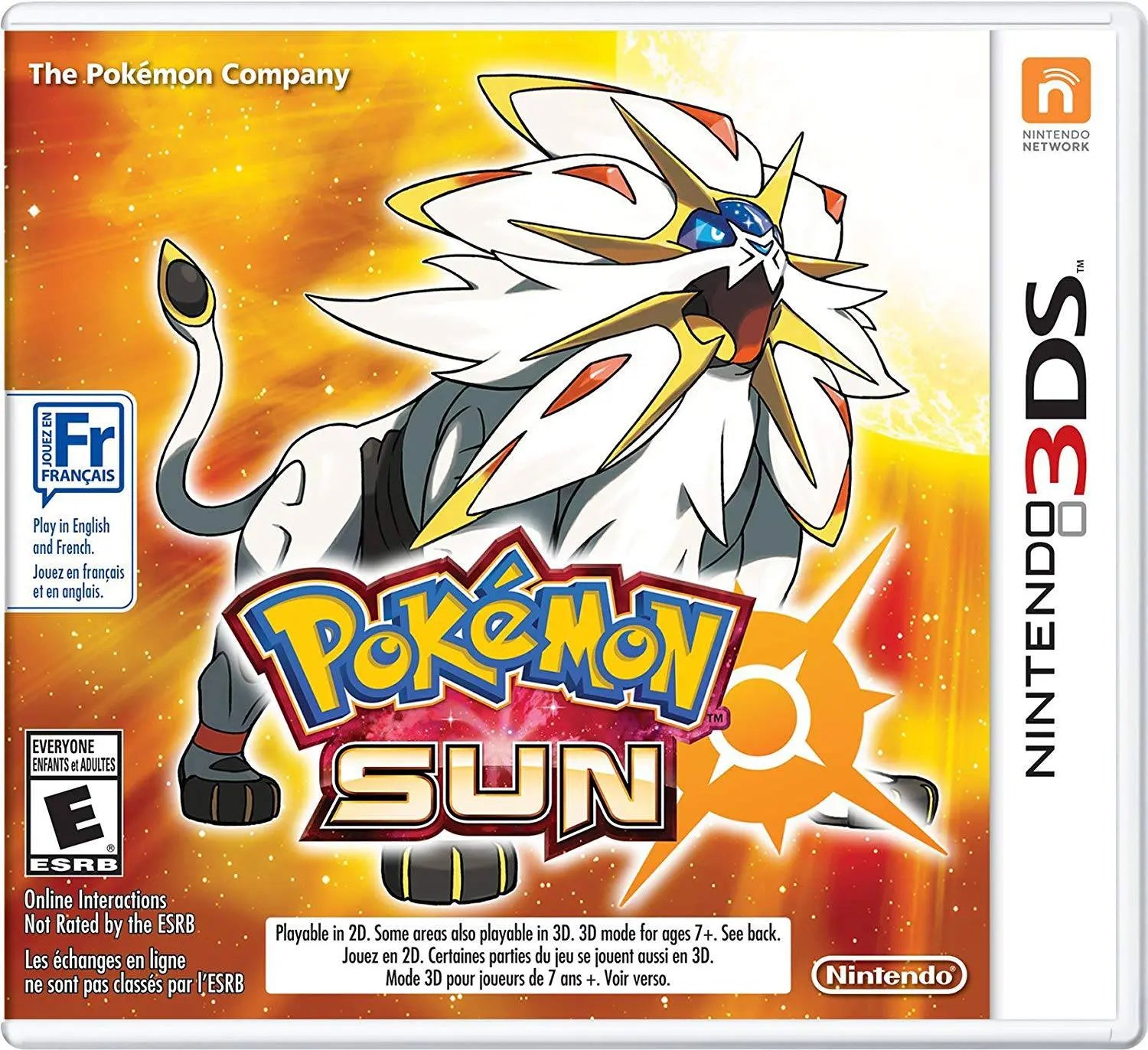 Pokemon Sun - Nintendo 3DS Sun Edition - USED COPY King Gaming