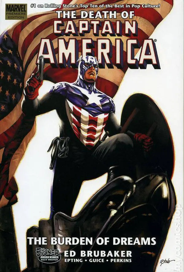 RARE: Captain America: the Death of Captain America. The Burden of Dreams Hard Cover King Gaming
