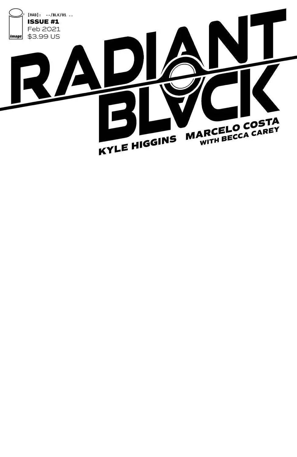 Radiant Black #1 CVR C Blank CVR King Gaming