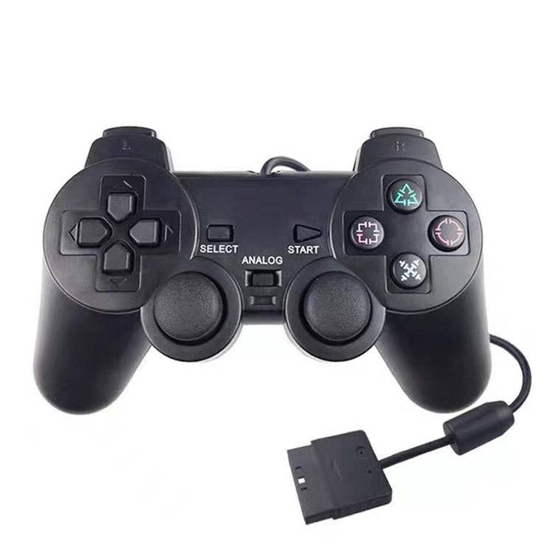 For Sony PS2 Game Controller Dual Vibration Digital Joypad Wired Connection Anti-slip Gamepad For Playstation 2 Gaming Console King Gaming