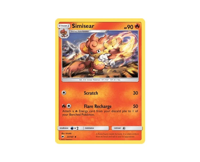 Simisear - 23/147 - Uncommon - Pokémon King Gaming
