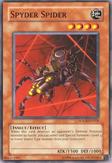 Spyder Spider - Common - Yu-Gi-Oh King Gaming