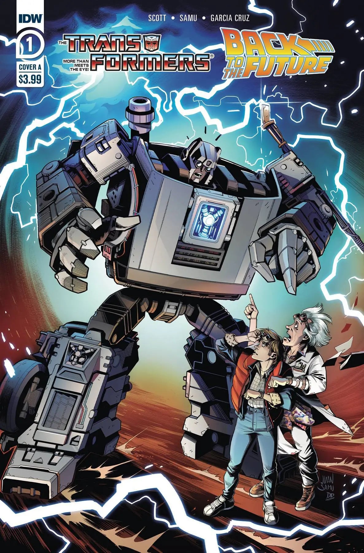 Transformers Back To Future #1 (OF 4) CVR A Juan Samu King Gaming
