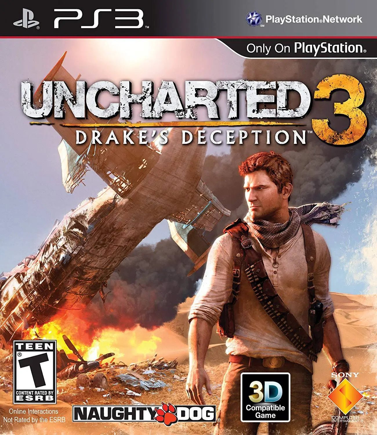 Uncharted 3: Drake's Deception - PlayStation 3 Standard Edition - Used King Gaming