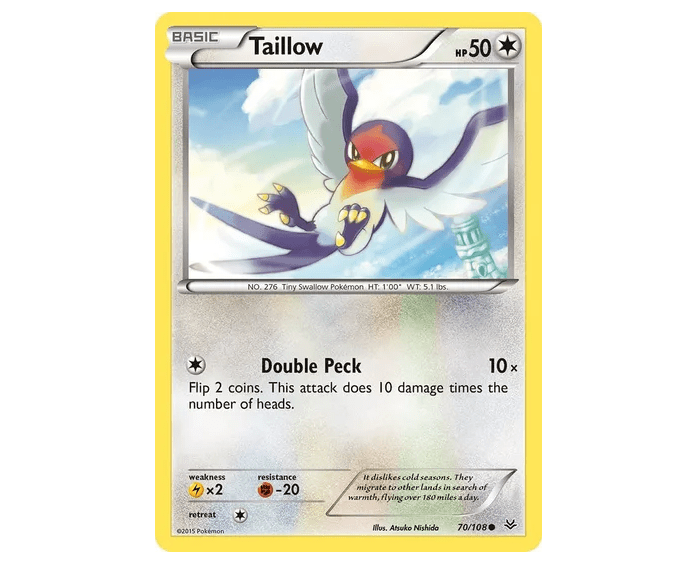 Taillow - 70/108 - NM Common King Gaming