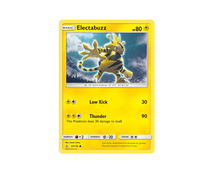Electabuzz - 43/156 - NM Common King Gaming