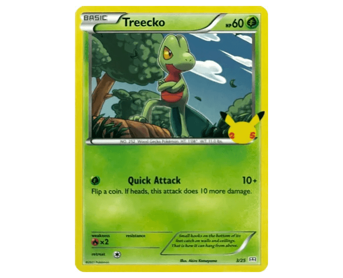 Treecko - 3/25 - NM Promo King Gaming