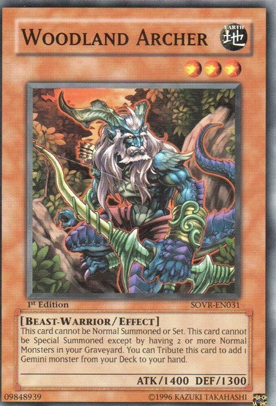 Woodland Archer - Common - Yu-Gi-Oh King Gaming