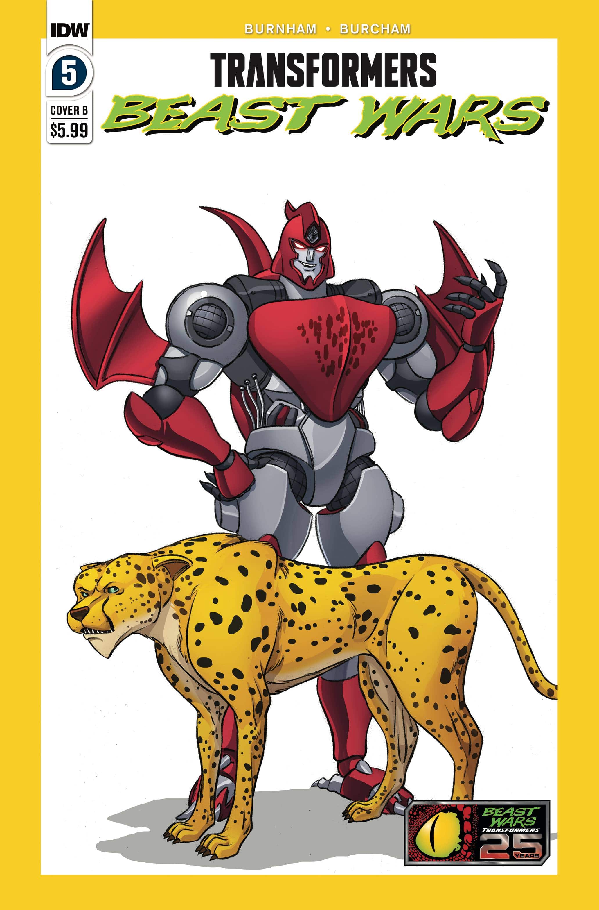 Transformers Beast Wars #5 CVR B DAN Schoening King Gaming