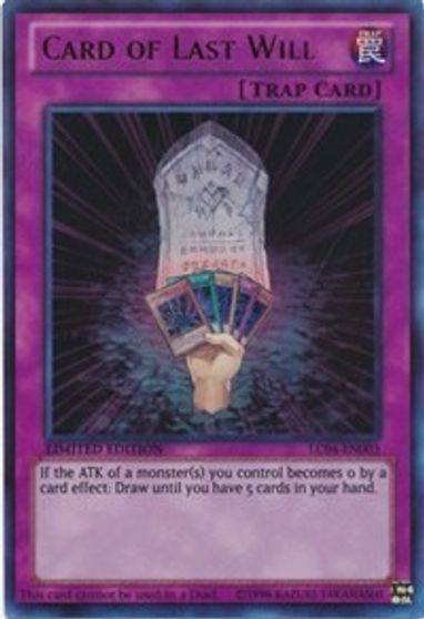 Card of Last Will - NM Ultra Rare King Gaming