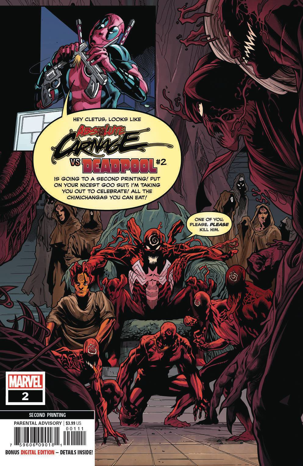 Absolute Carnage VS Deadpool #2 (OF 3) 2ND PTG Ferreira VAR King Gaming