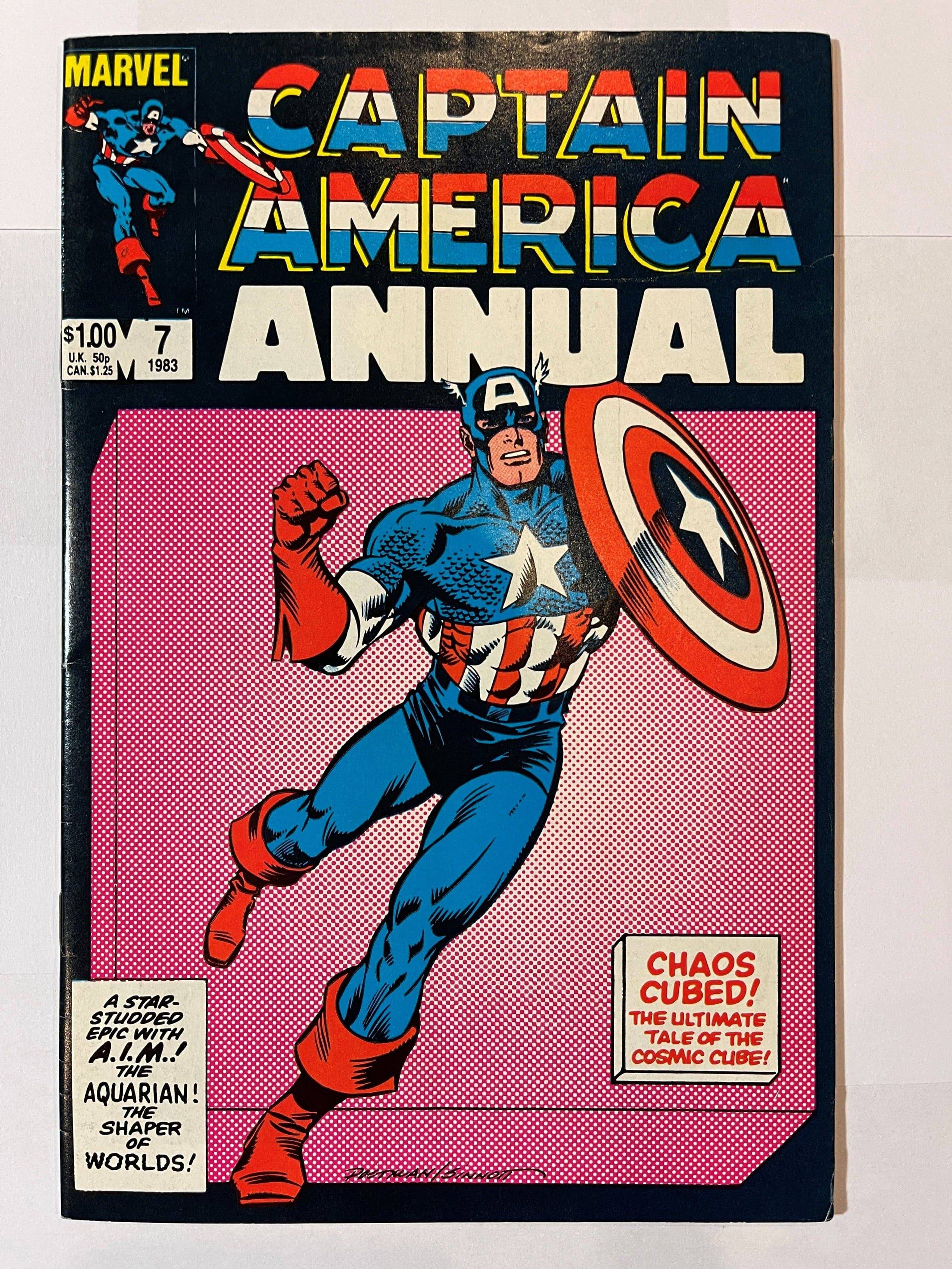 Captain America Annual #7 (1983, Marvel) - Fine - Used/Collector - Rare King Gaming