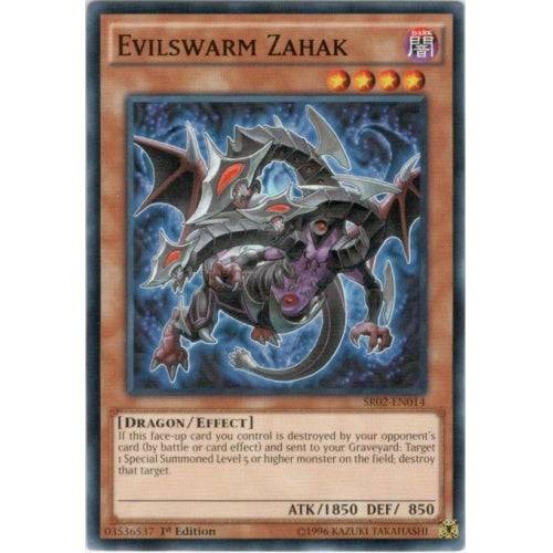 Evilswarm Zahak - NM Super Rare King Gaming