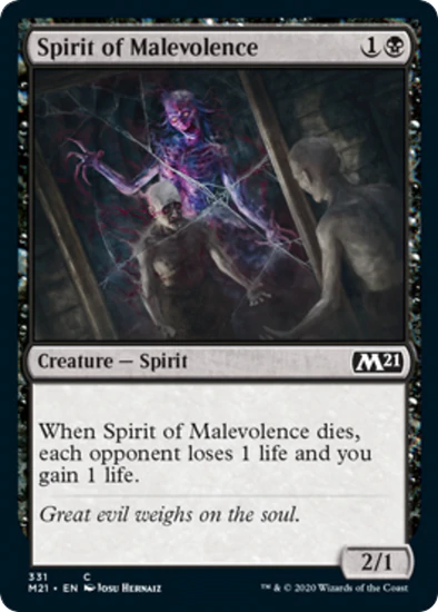 Spirit of Malevolence - C #331 King Gaming