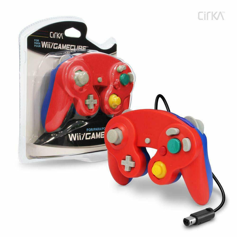 Wii/Gamecube Cirka Controller (RED/BLUE) King Gaming