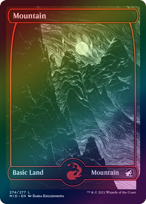 Mountain (274) Foil King Gaming