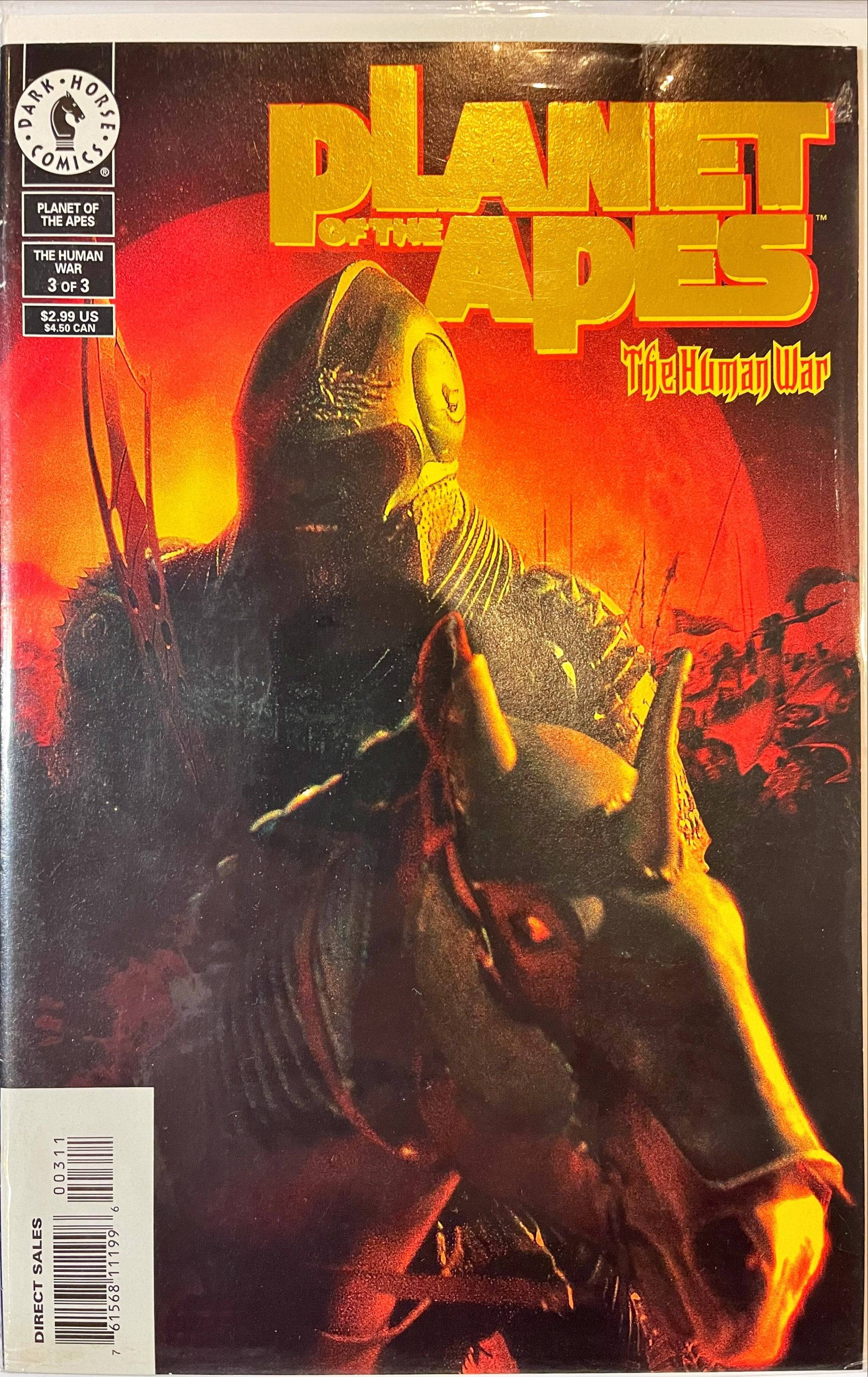 Planet of the Apes The Human War #3 DF Dynamic Forces Foil Variant - NM King Gaming