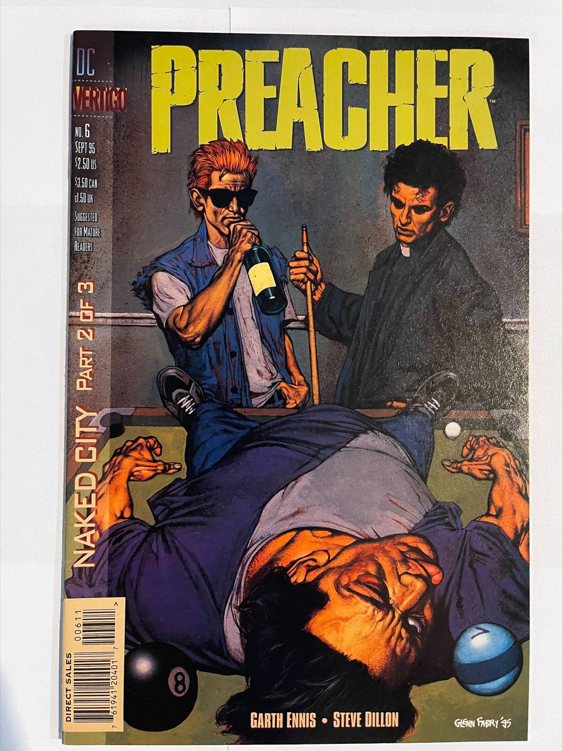 Preacher #6 DC Comics Vertigo 1995 - NM - Rare/Collectable King Gaming