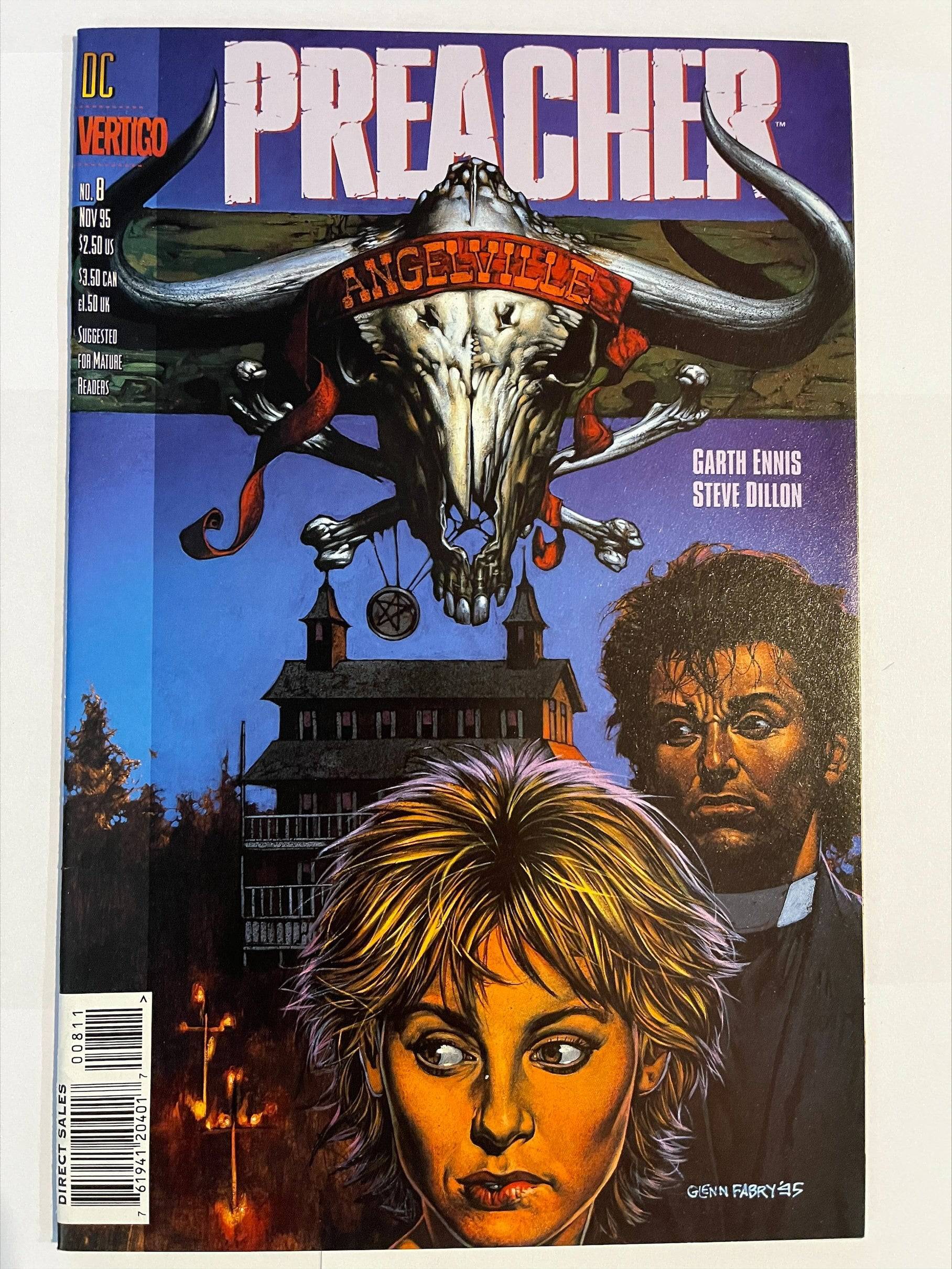 Preacher #8 (DC, November 1995)  NM - Rare King Gaming