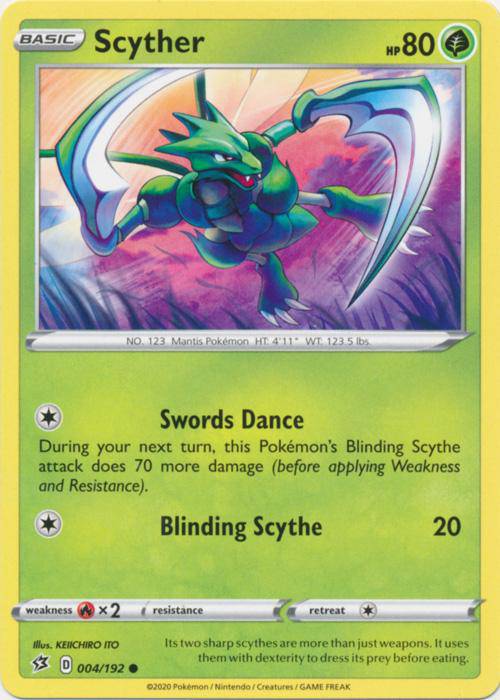 Scyther - NM Reverse Holo King Gaming