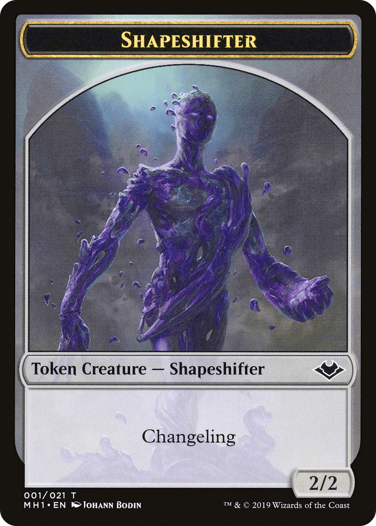 Shapeshifter Token (001) - NM T, Foil King Gaming